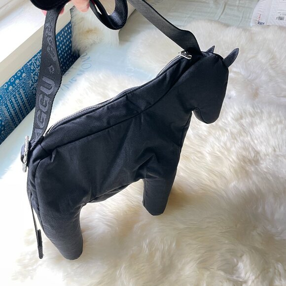 BAGGU x Collina Strada NWT Horse Bag - Black - Picture 4 of 5